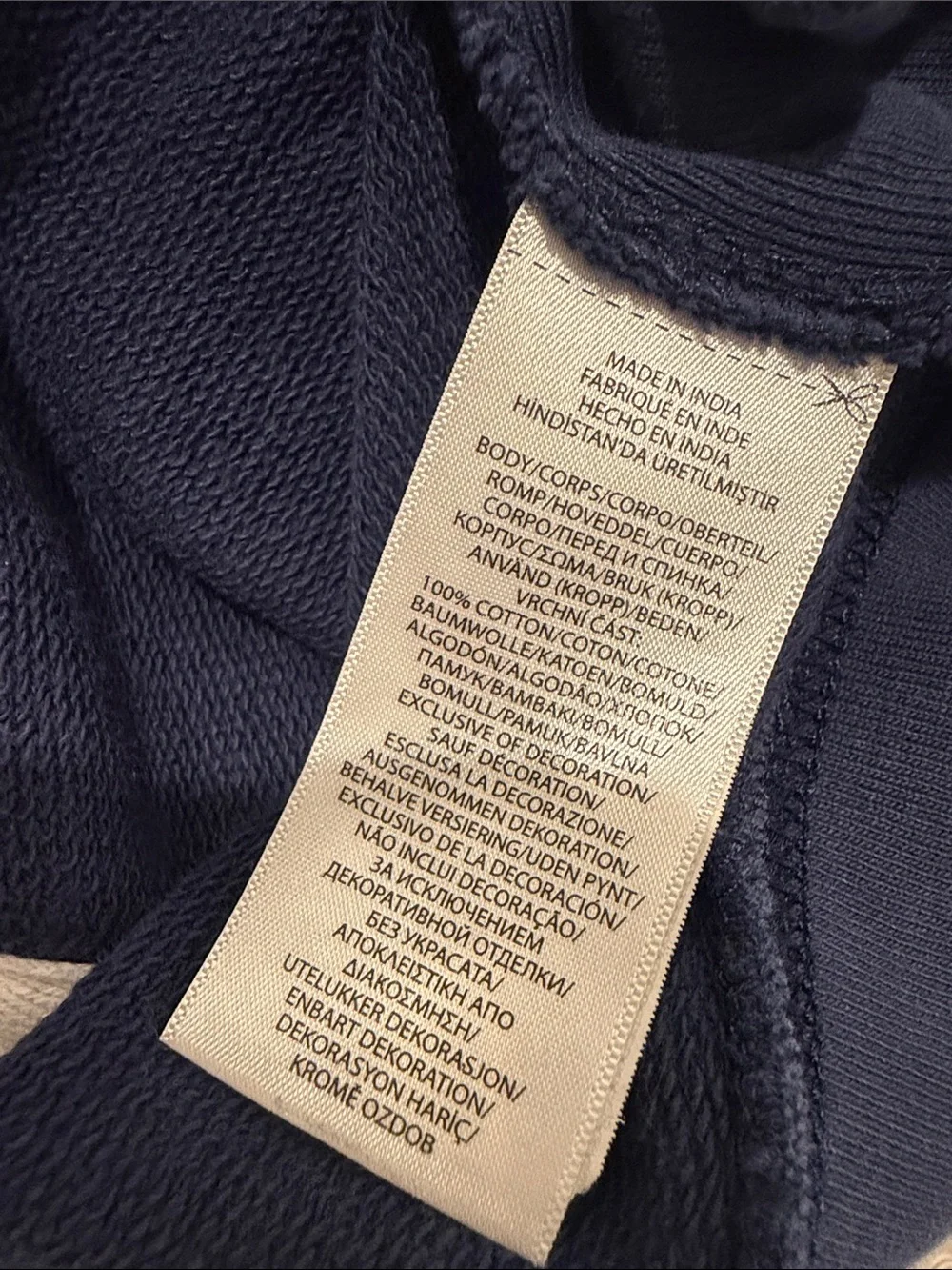Ralph Lauren Kids Navy Zip Hoodie with White Polo Logo